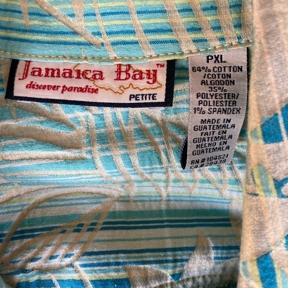 Jamaica Bay Floral Print Button Front Jacket PXL - Picture 9 of 12